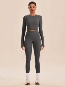 Long Sleeve Seamless 2 pcs Set