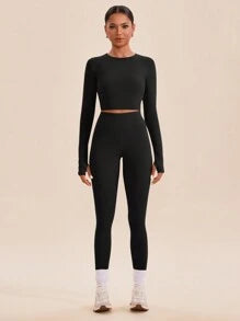 Long Sleeve Seamless 2 pcs Set