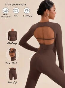 Long Sleeve Seamless 2 pcs Set