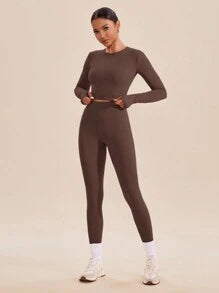 Long Sleeve Seamless 2 pcs Set