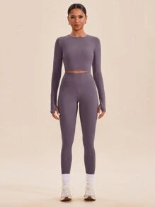 Long Sleeve Seamless 2 pcs Set