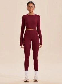 Long Sleeve Seamless 2 pcs Set